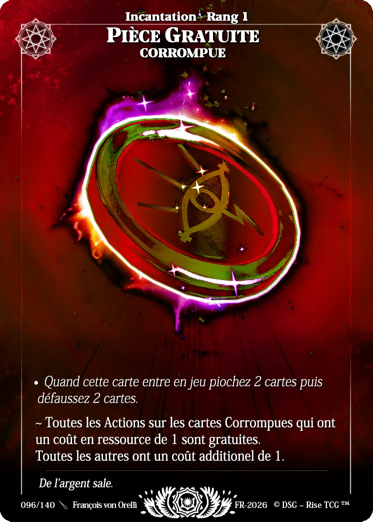 Pièce Gratuite Corrompue — Corrupted — Rise TCG