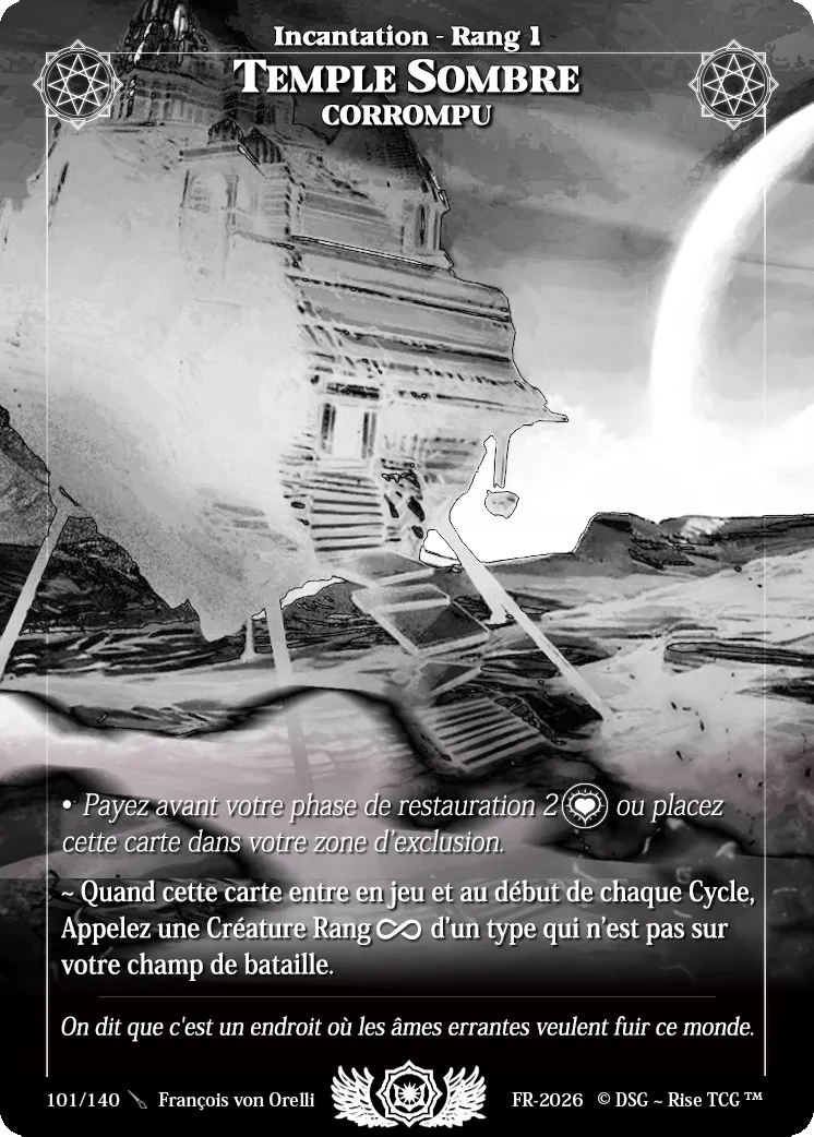Temple Sombre Corrompu from Corrupted - Rise TCG