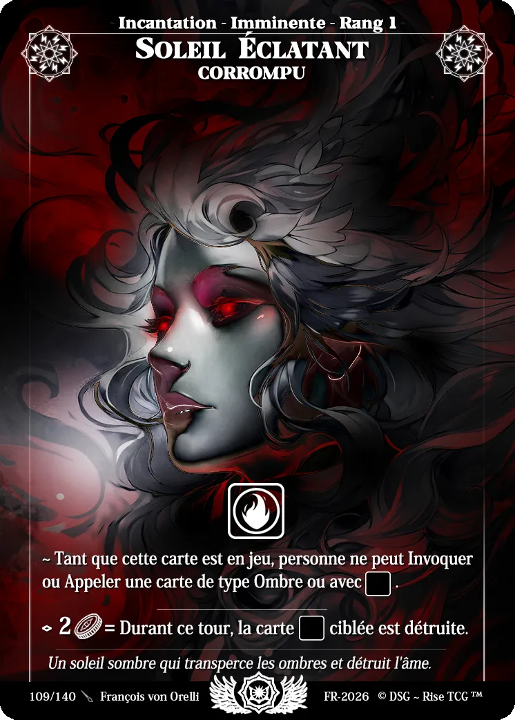 Soleil Éclatant Corrompu — Corrupted — Rise TCG
