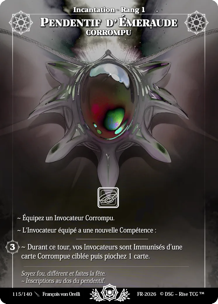 Pendentif D'émeraude Corrompu from Corrupted - Rise TCG