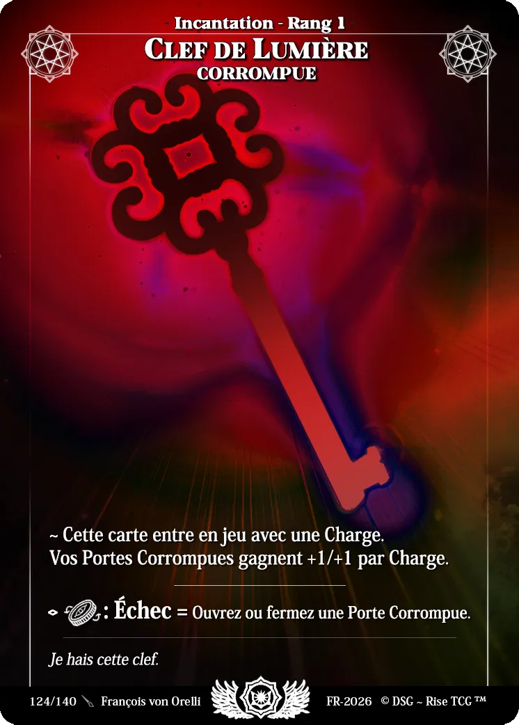 Clef de Lumière Corrompue — Corrupted — Rise TCG