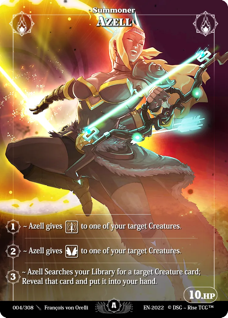 Azell from Alpha - Rise TCG