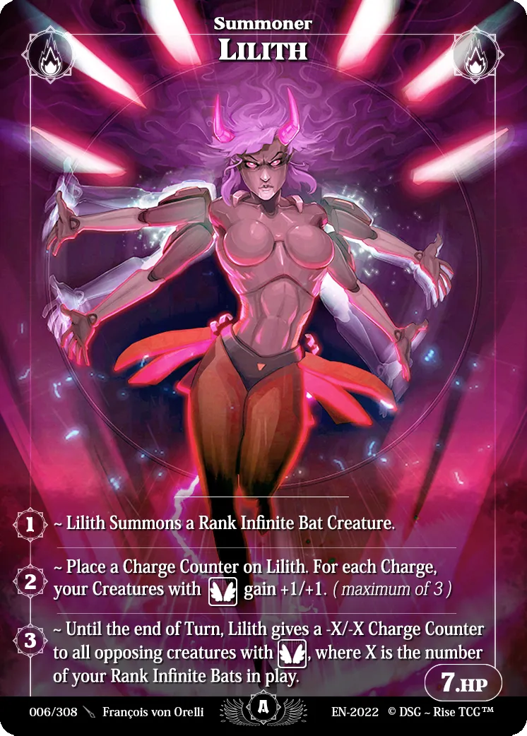 Lilith from Alpha - Rise TCG