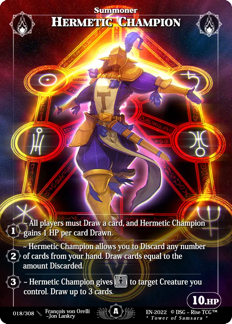 Hermetic Champion from Alpha - Rise TCG