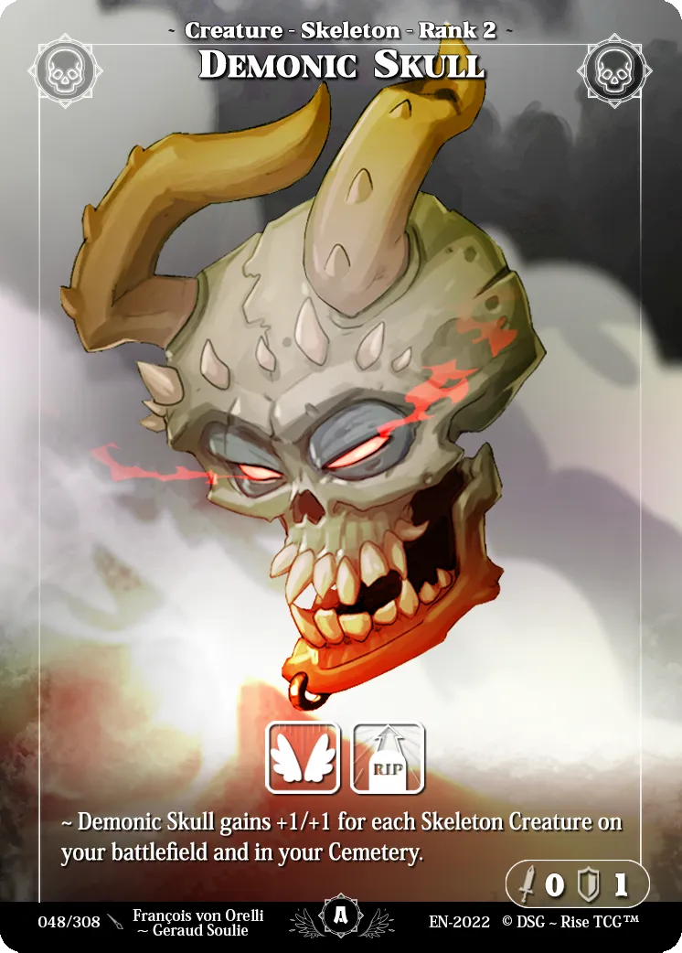 Demonic Skull — Alpha — Rise