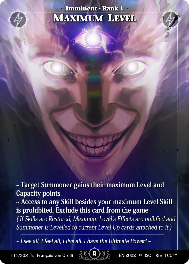 Maximum Level — Alpha — Rise