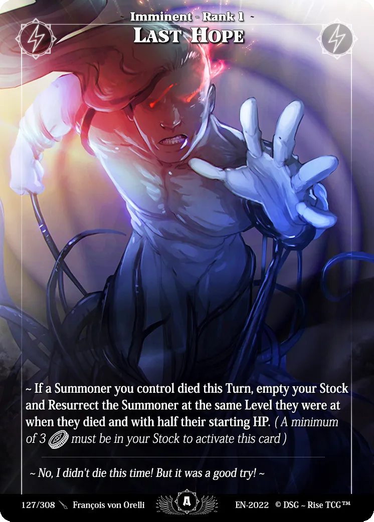 Last Hope from Alpha - Rise TCG