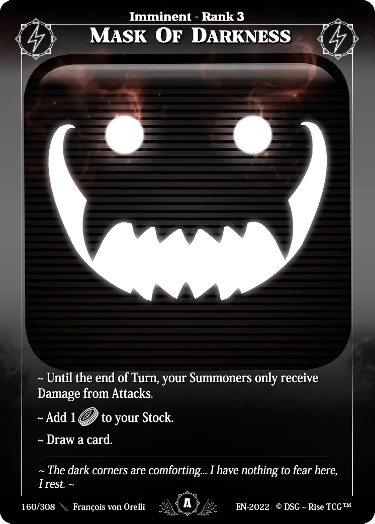 Mask Of Darkness — Alpha — Rise