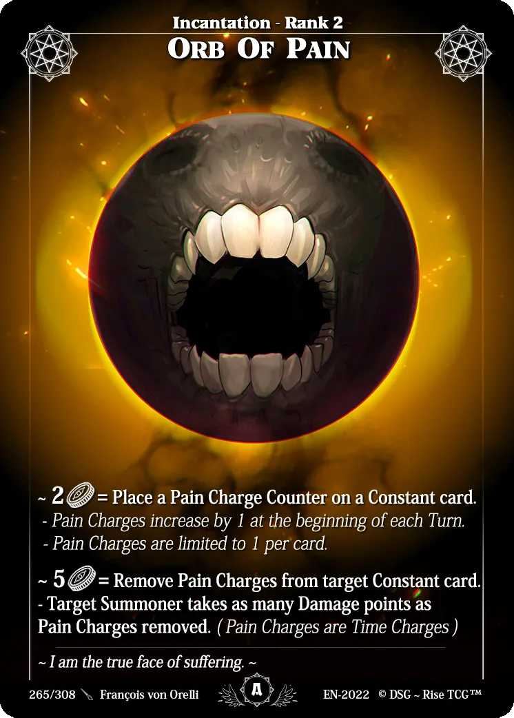 Orb Of Pain — Alpha — Rise
