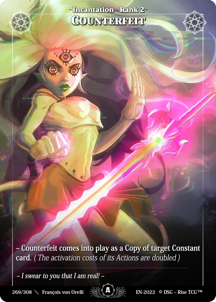 Counterfeit from Alpha - Rise TCG