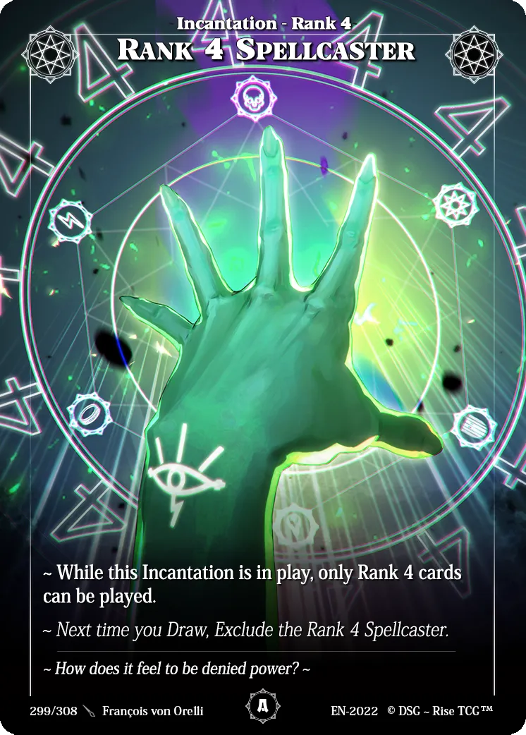 Rank 4 Spellcaster — Alpha — Rise