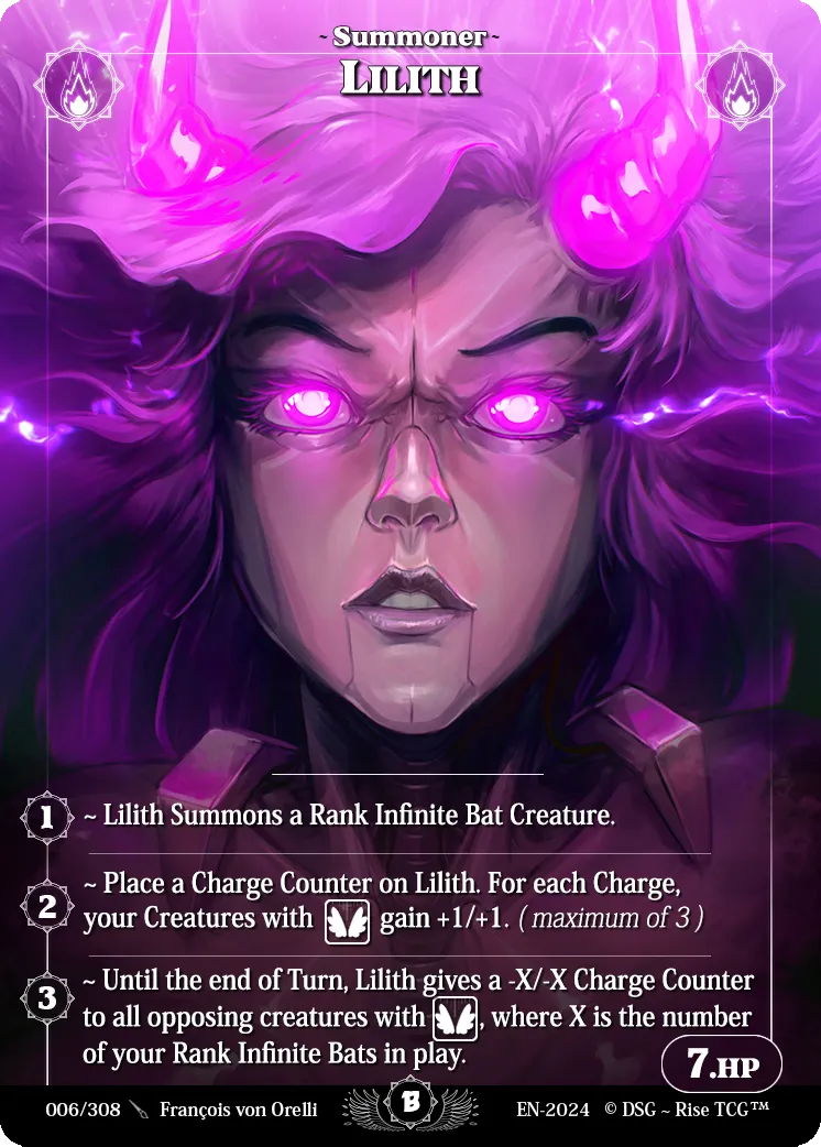 Lilith from Beta - Rise TCG