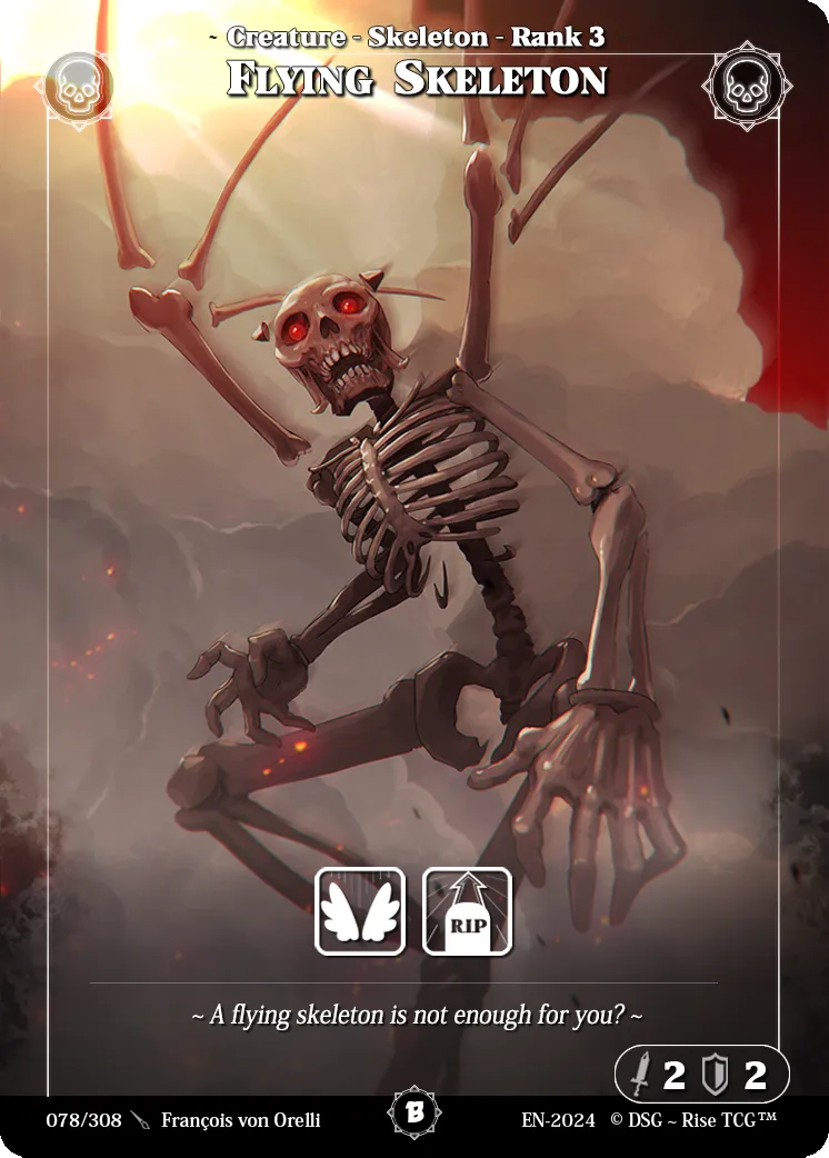 Flying Skeleton — Beta — Rise