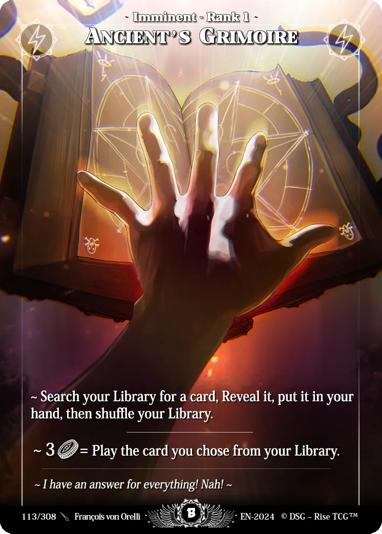 Ancient's Grimoire — Beta — Rise
