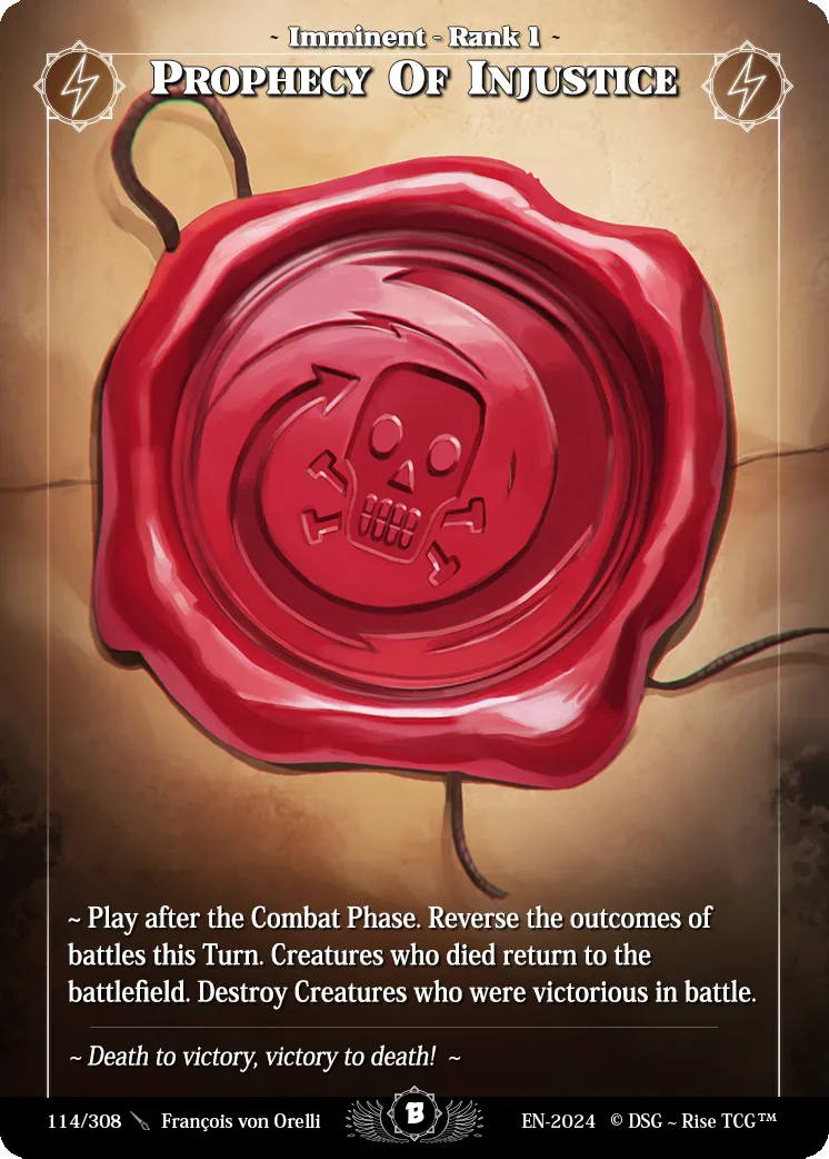 Prophétie D'Injustice — Beta — Rise