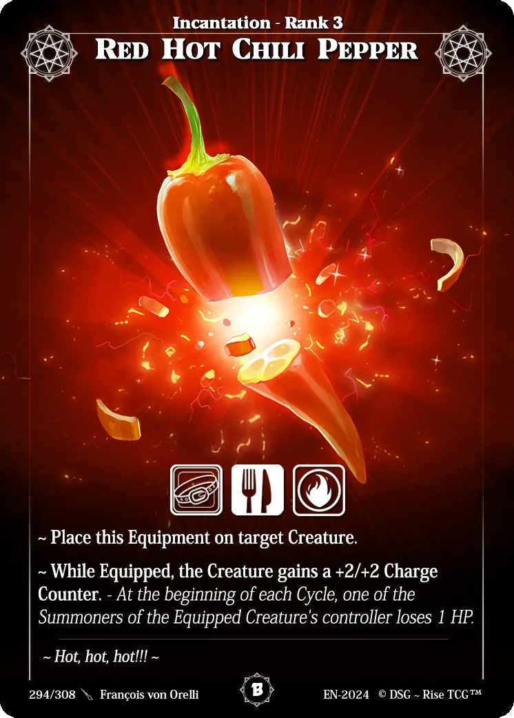 Red Hot Chili Pepper — Beta — Rise