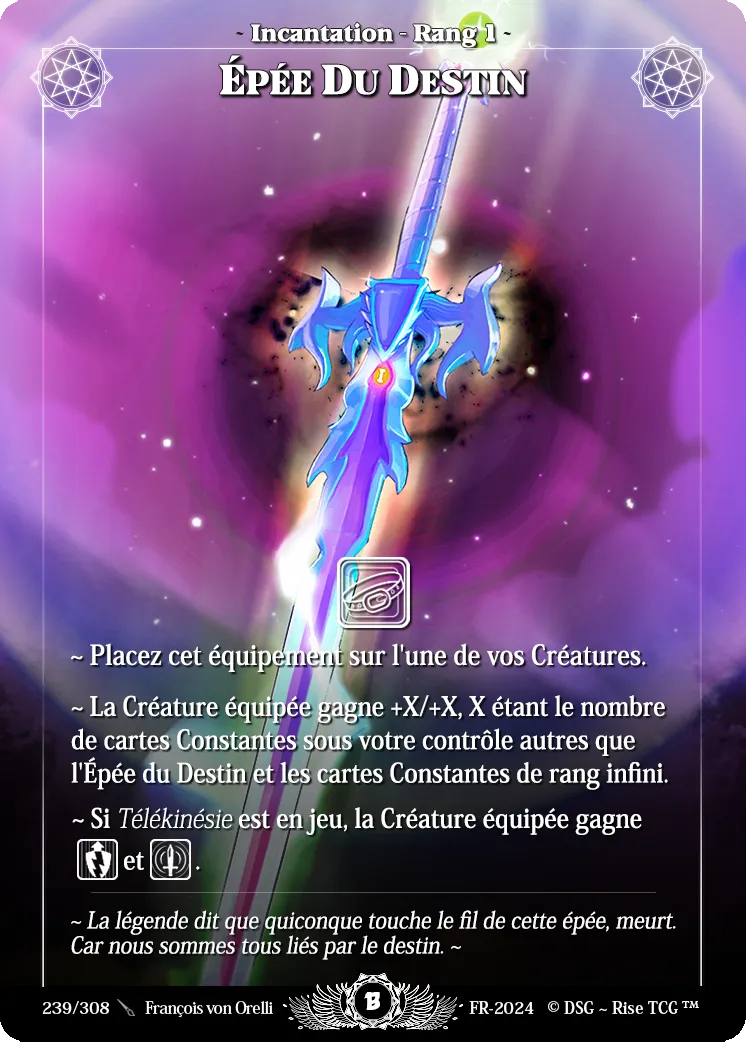 Épée Du Destin — Beta — Rise TCG
