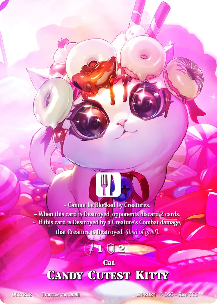 Chat Trognon Sucré — Candypocalypse — Rise TCG