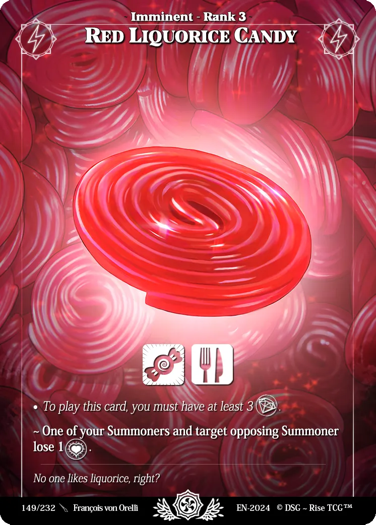 Red Liquorice Candy — Candypocalypse — Rise