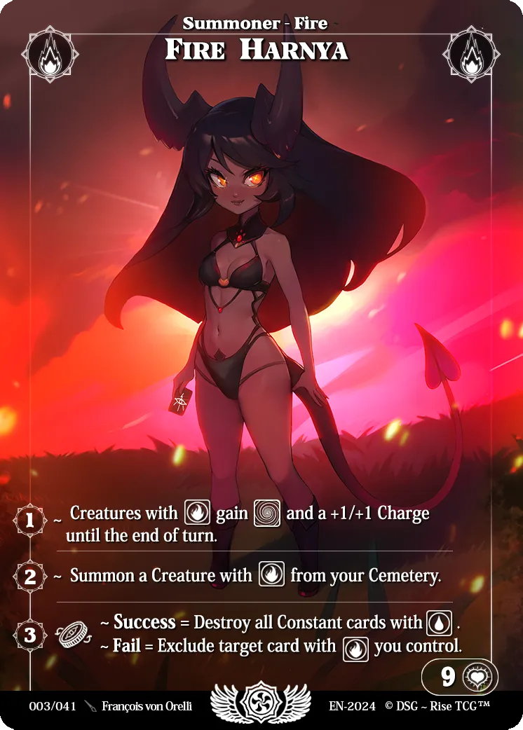 Fire Harnya — Fresh — Rise TCG