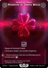 Product image for Pendentif Du Trèfle Rouge