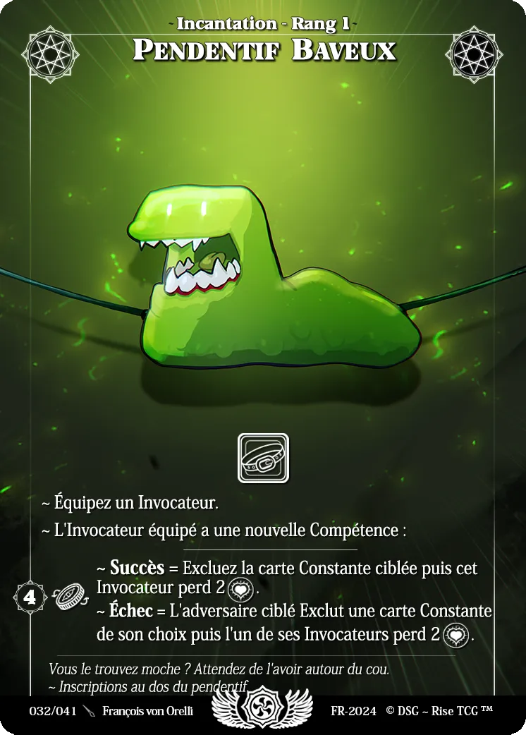 Pendentif Baveux — Fresh — Rise TCG