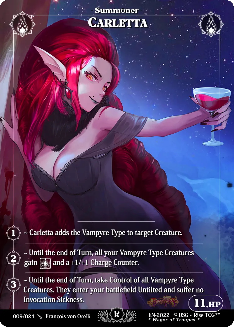 Carleta — KickStarter Stretch Goal — Rise TCG