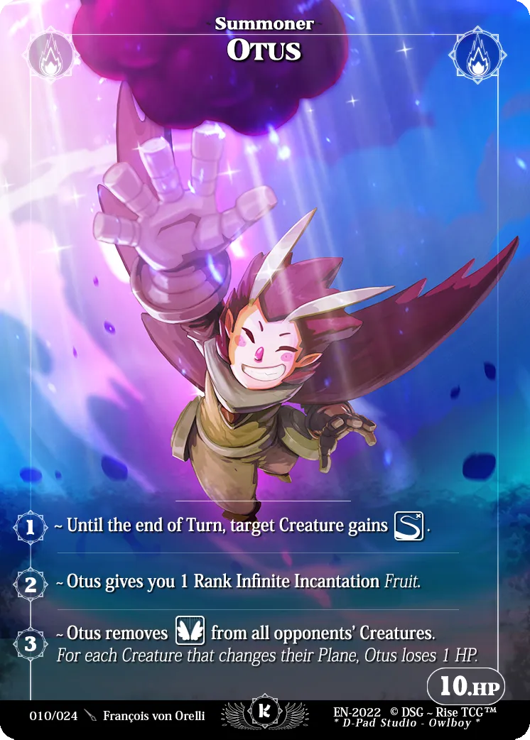 Otus — KickStarter Stretch Goal — Rise TCG