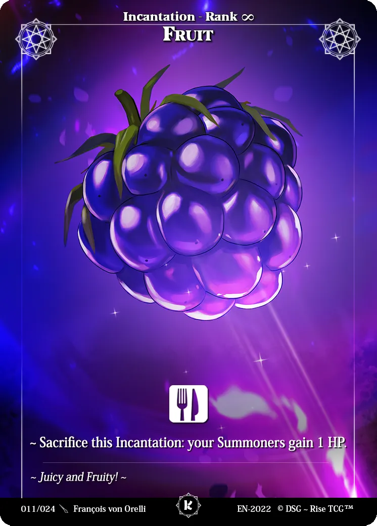Fruit — KickStarter Stretch Goal — Rise TCG