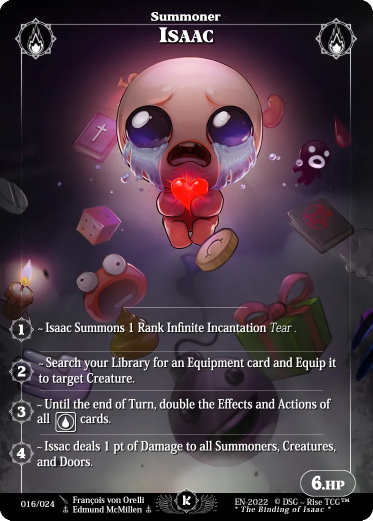 Isaac — KickStarter Stretch Goal — Rise TCG