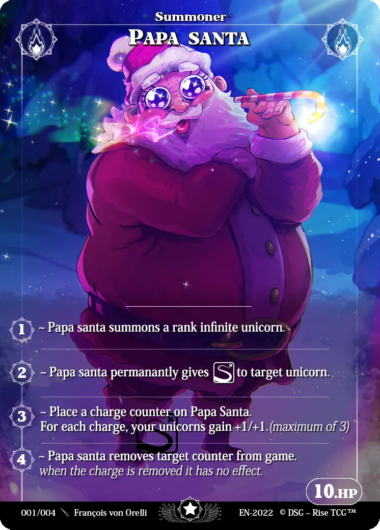 Papa Santa — Merry Christmas — Rise TCG