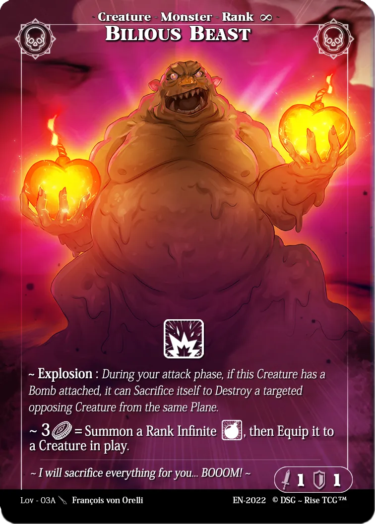 Bilious Beast — Monster Kiss — Rise TCG