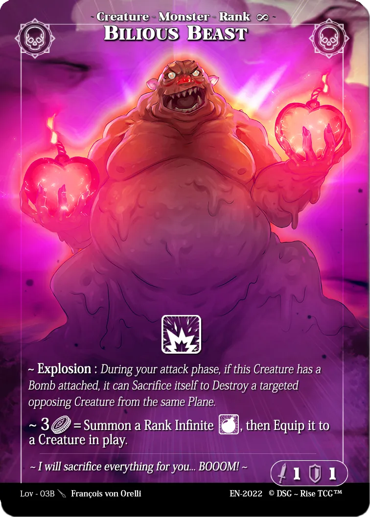 Bilious Beast — Monster Kiss — Rise TCG