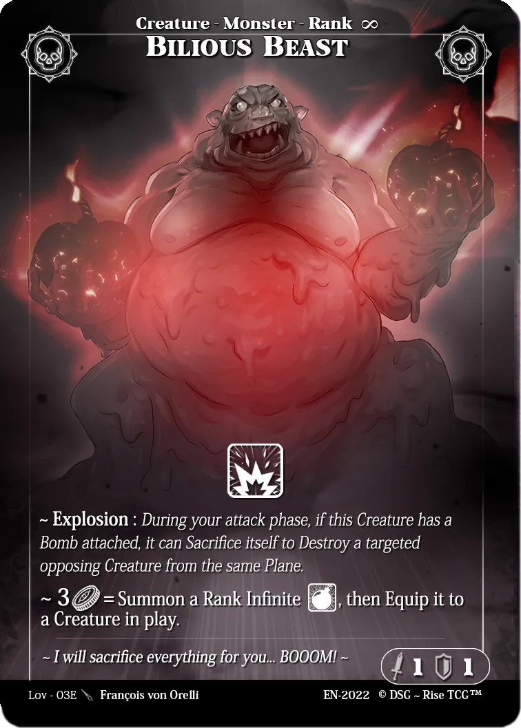 Bomb from Monster Kiss - Rise TCG