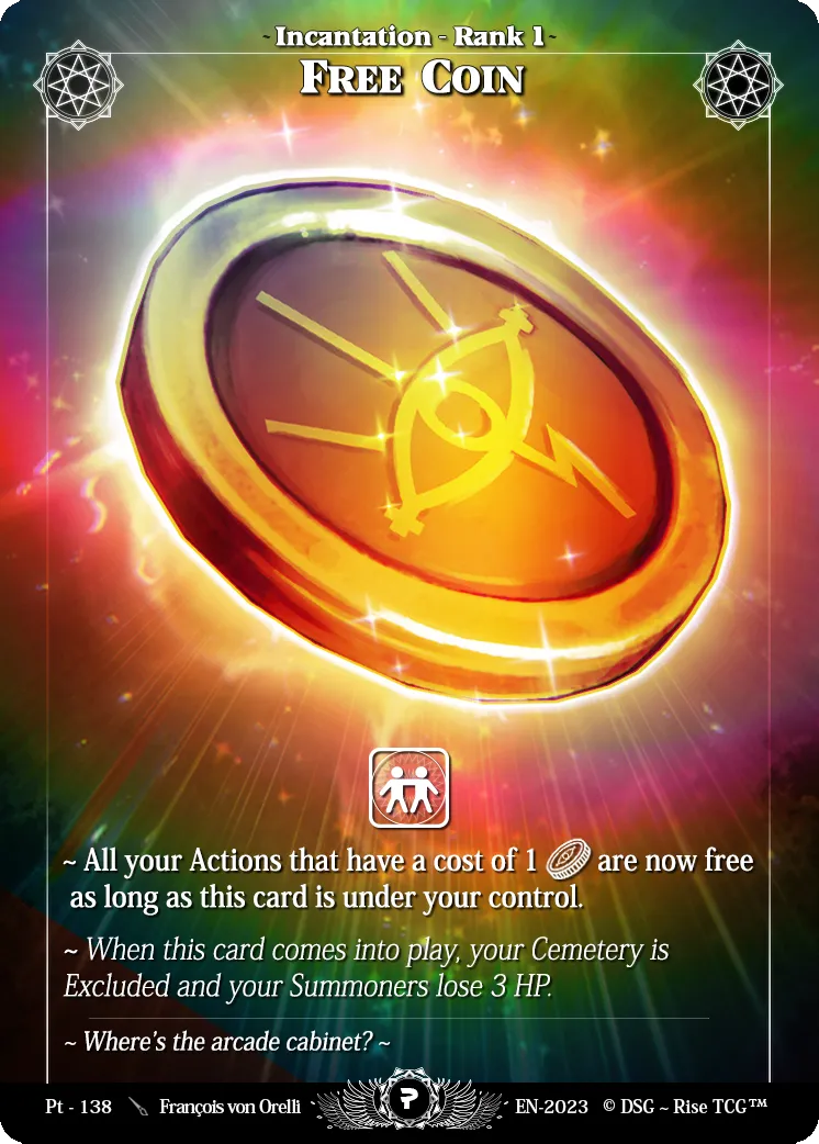 Free Coin — Patreon / Prestige — Rise