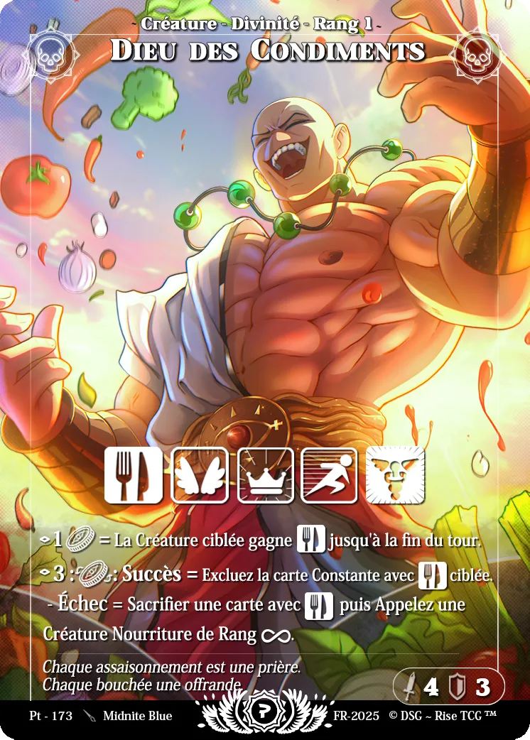 Dieu Des Condiments — Patreon / Prestige — Rise