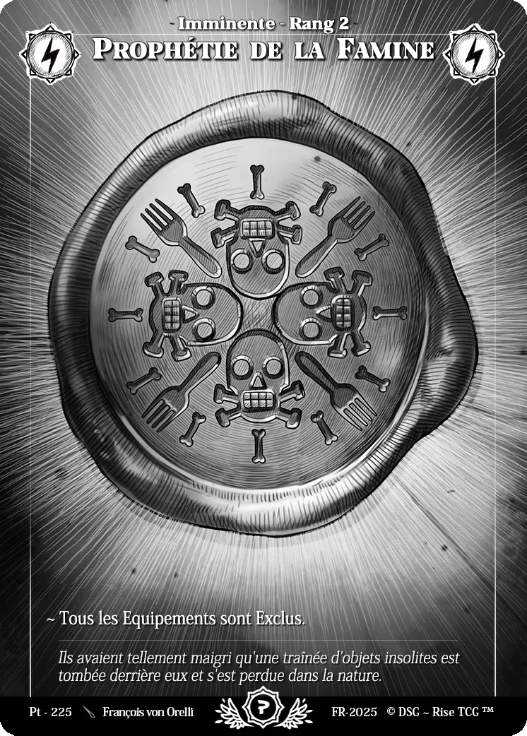 Famine Prophecy — Patreon / Prestige — Rise