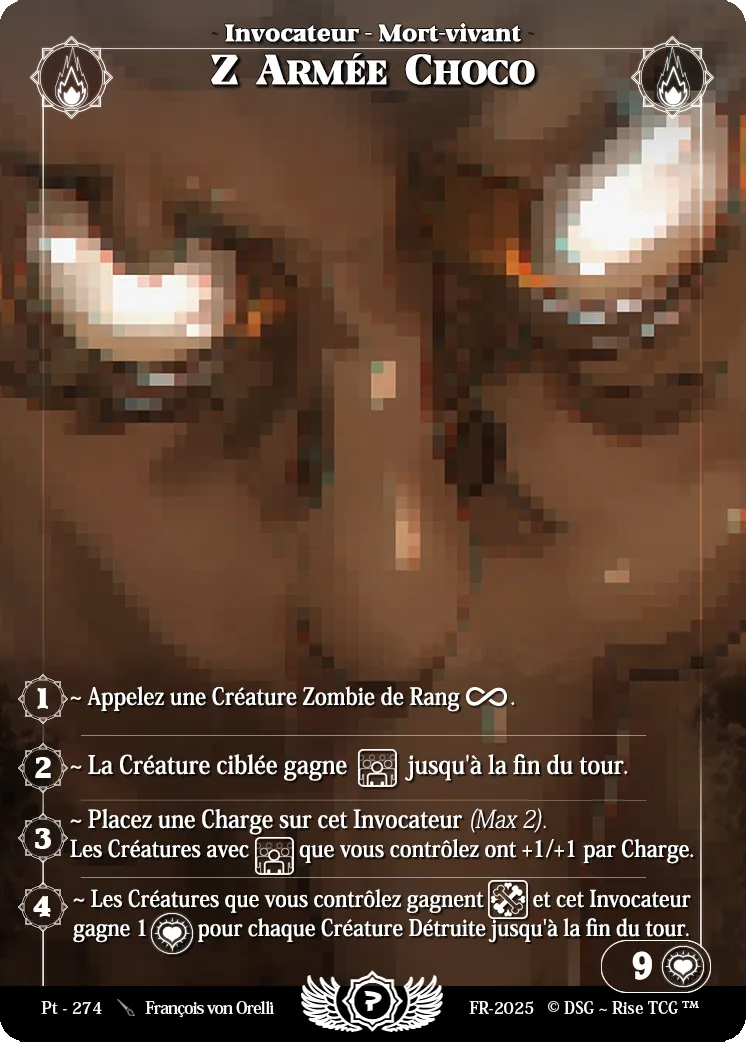 Z Choco Army — Patreon / Prestige — Rise