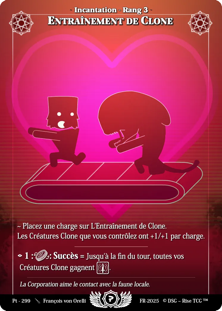 Entraînement De Clone — Patreon / Prestige — Rise