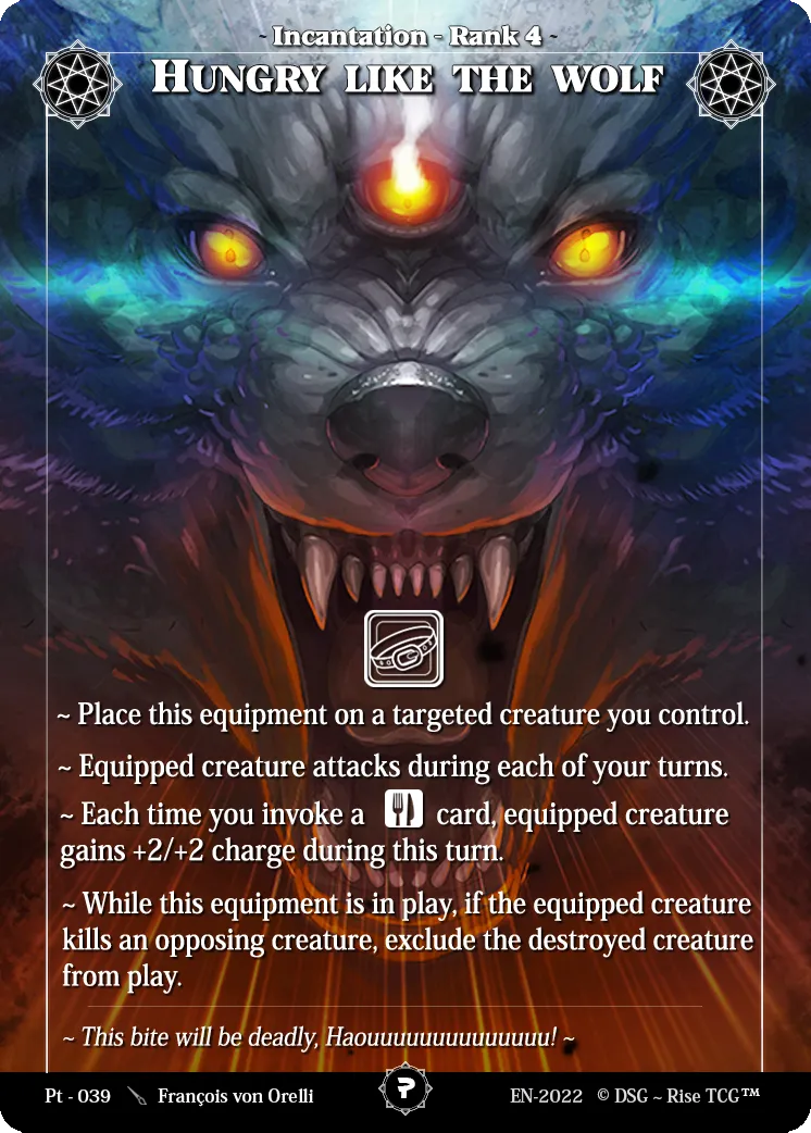 Hungry Like The Wolf — Patreon / Prestige — Rise