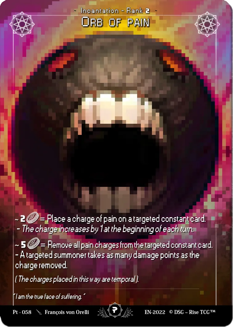 Orb Of Pain — Patreon / Prestige — Rise