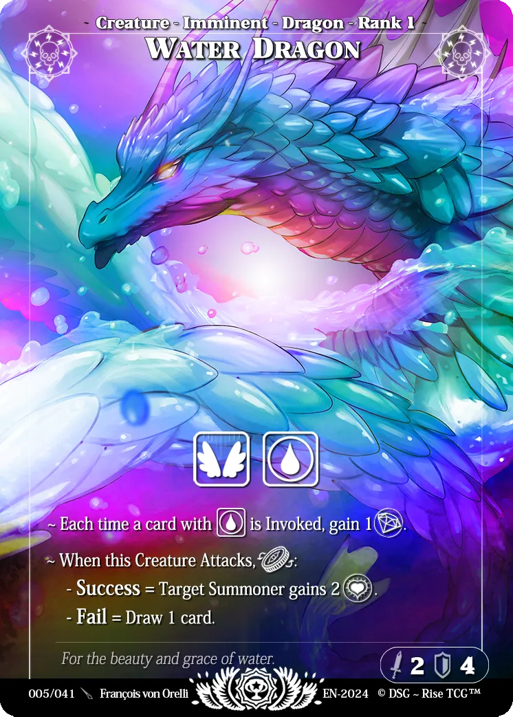 Water Dragon — Trophy-01 — Rise TCG