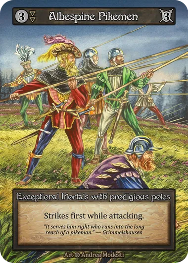 Albespine Pikemen — Alpha — Sorcery: Contested Realm