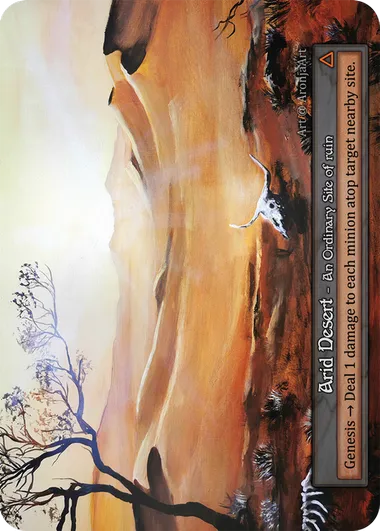 Arid Desert — Alpha — Sorcery: Contested Realm