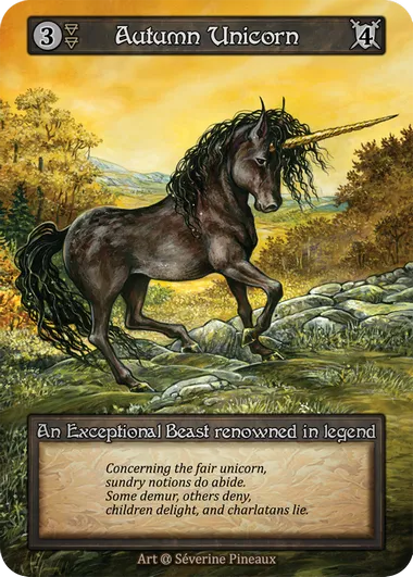 Autumn Unicorn — Alpha — Sorcery: Contested Realm
