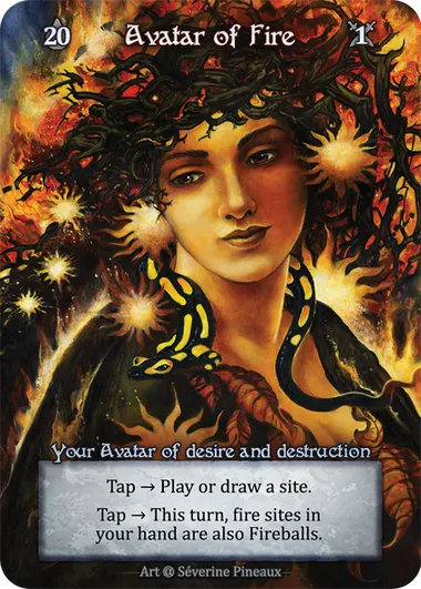 Avatar of Fire — Alpha — Sorcery: Contested Realm