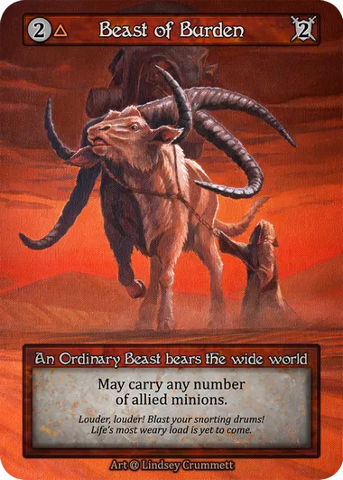 Beast of Burden — Alpha — Sorcery: Contested Realm