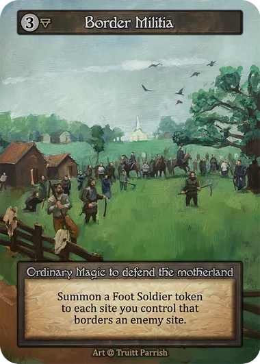 Border Militia — Alpha — Sorcery: Contested Realm