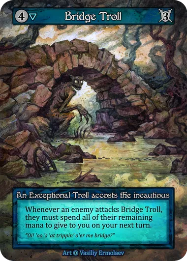 Bridge Troll — Alpha — Sorcery: Contested Realms