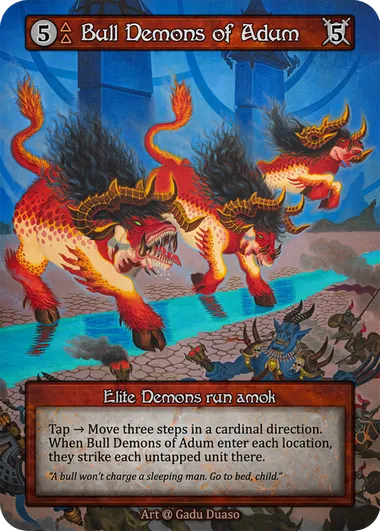 Bull Demons of Adum — Alpha — Sorcery: Contested Realms